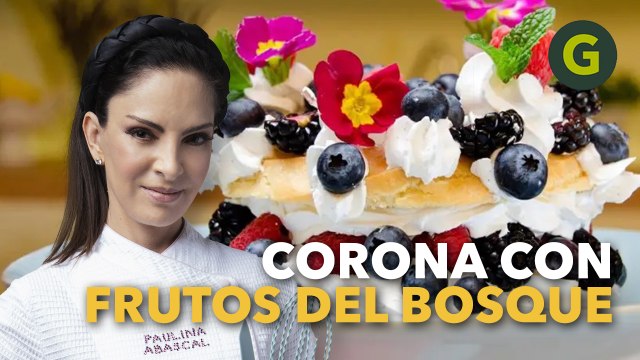FLORES y FRUTAS: CORONA con FRUTOS DEL BOSQUE por Paulina Abascal | El Gourmet