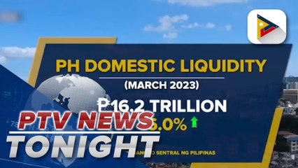 Domestic liquidity grows by 6%  to about P16.2T in March 2023