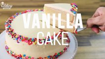 Classic Vanilla Cake Recipe _ How to Make Birthday Cake