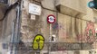 Los grafitis invaden la calle del centro histórico de Palma más visitada por los turistas