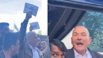 TİP Milletvekili Ahmet Şık ile  Süleyman Soylu Beşiktaş'ta karşılaştı ve aralarında sözlü atışma yaşandı