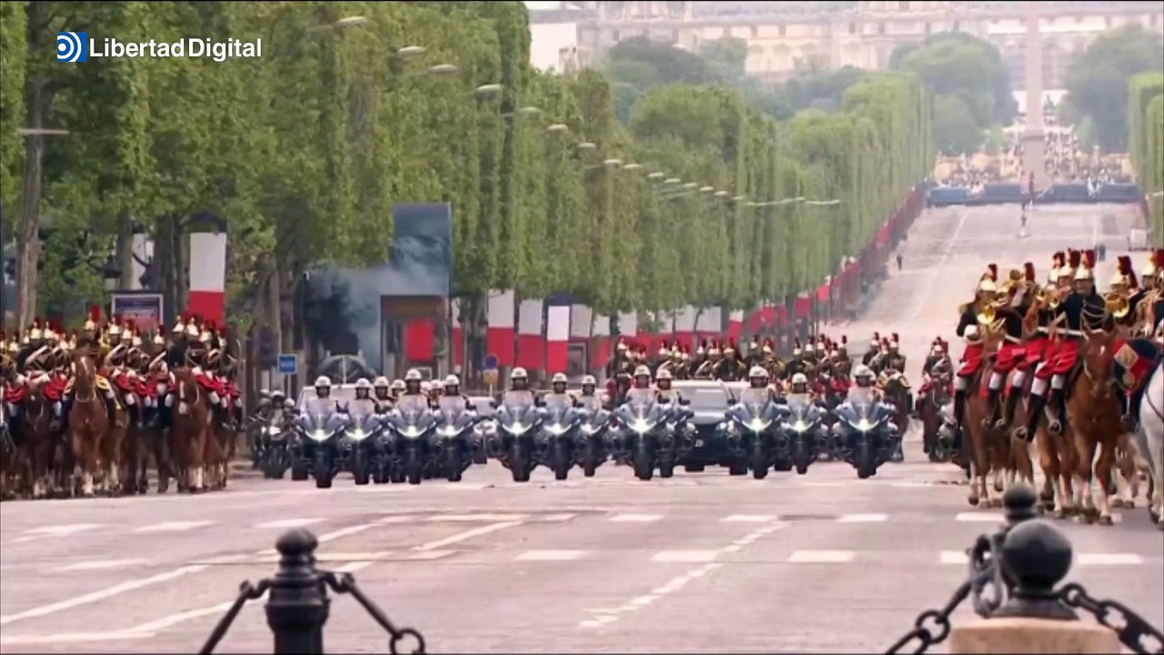 Francia celebra una ceremonia en París por el Día de la Victoria en Europa en la II Guerra Mundial