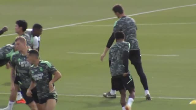 Último entrenamiento del Real Madrid antes de recibir al City