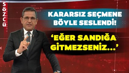 Fatih Portakal Kararsız Seçmenlere Böyle Seslendi! 'Eğer Sandığa Gitmezseniz...'