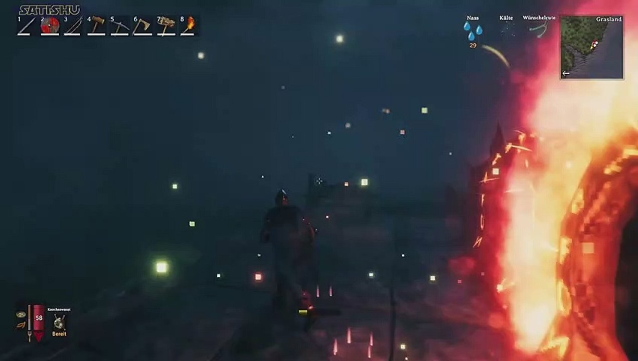 Zum Schluß gehts ins gemütliche, einfache Bett. Valheim #168