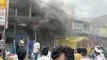 बीज भंडार दुकान में शॉट सर्किट से लगी आग, लाखों का सामान जलकर हुआ खाक