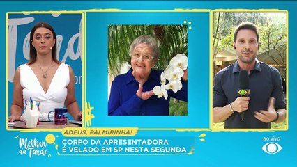 Filha de Palmirinha lamenta perda | Melhor da Tarde  08/05/2023 15:25:28