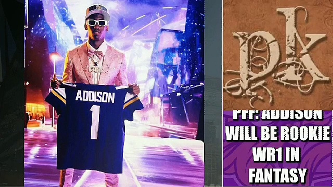 PFF Predicts Jordan Addison Will Be Rookie WR1 Fantasy Footbal|| Nelson to Rookie Mini Camp