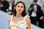Irina Shayk Unexpectedly Paired Her Sheer LBD With Crew Socks