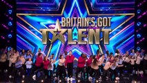 GOLDEN BUZZER act Chickenshed bring Alesha to tears!  Auditions  BGT 2023