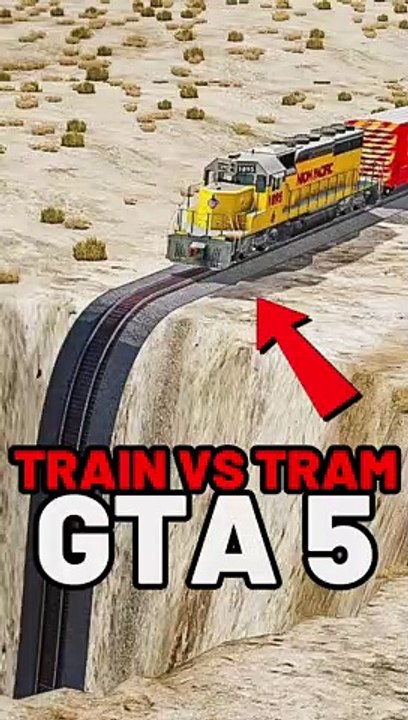 GTA 5 : Le train VS le tram 