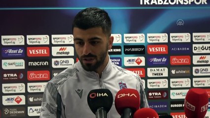 TRABZON - Trabzonsporlu futbolcu Umut Bozok, Ankaragücü galibiyetini değerlendirdi