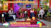 ¡Lucía Méndez le prohíbe a Laura Zapata hablar de ella públicamente!
