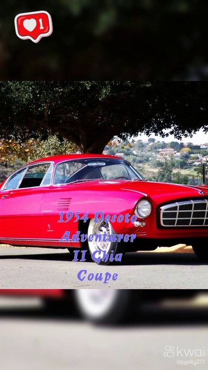1954 Desoto Adventurer II Ghia Coupe . Classic muscle cars show. سيارات كلاسيكيه @Classicmusclecars1