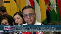 Parlamento ecuatoriano definirá si continúa o no con el trámite de juicio político contra Lasso