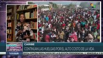 Haitianos protestan por el alto costo de la vida