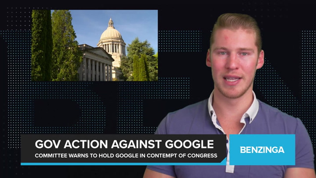 House Judiciary Committee Threatens To hold Google in Contempt of Congress for Failing to Produce Documents