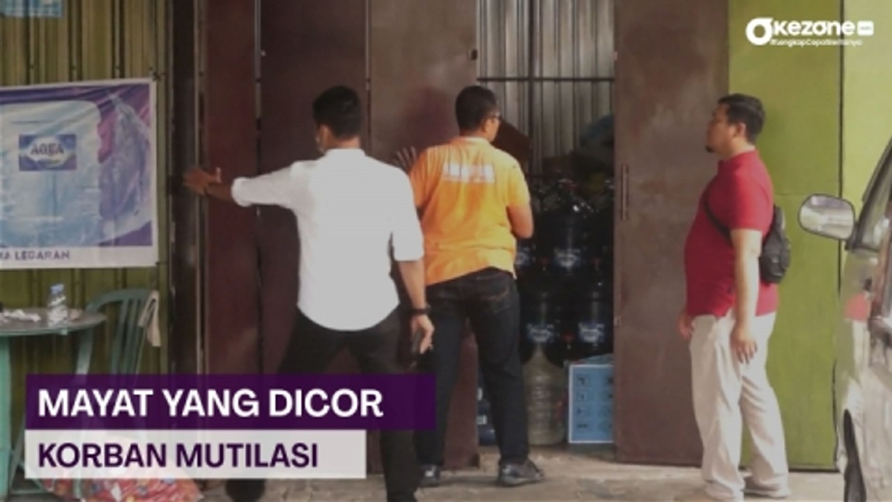 Polisi: Mayat yang Dicor di Depot Air Isi Ulang Korban Mutilasi