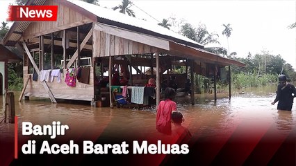 Banjir di Aceh Barat Terus Meluas di Hari Ketiga