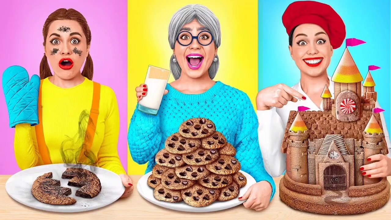 Me Vs Grandma Cooking Challenge