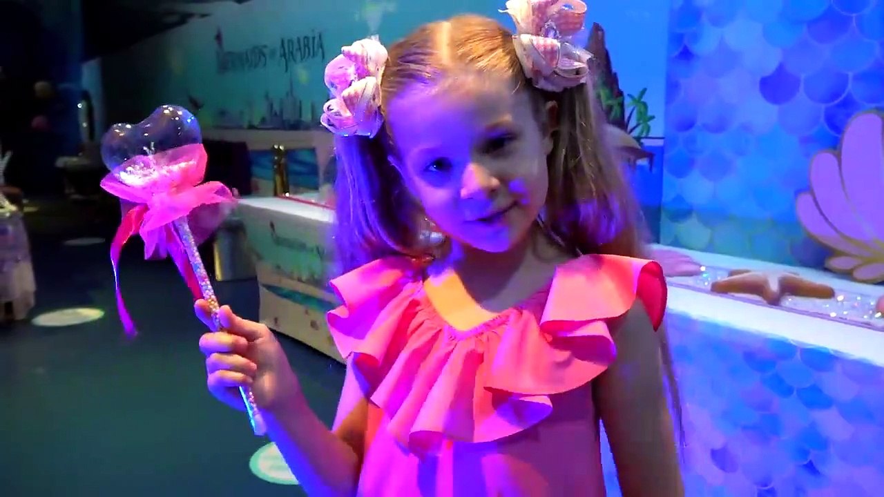 Diana and Roma visited Mermaids of Arabia in Dubai. Magical Mermaid & Pirate transformation!
