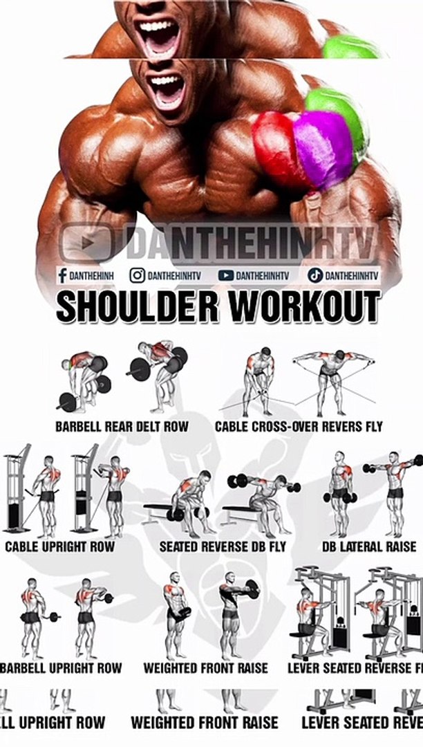 Shoulder Workout With Dumbbells And Cables