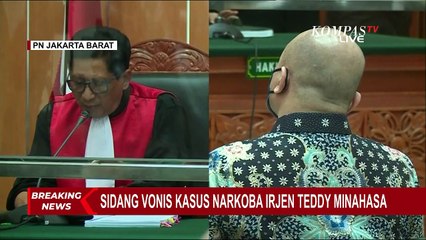 Hakim: Atas Perintah Teddy Minahasa, AKBP Doddy Ambil Barang Bukti Sabu Sebanyak 10 Ribu Gram