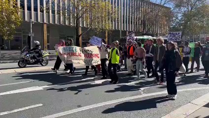 Housing affordability protest march in Canberra on budget day | Newcastle Herald | May 9, 2023