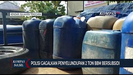 Polisi Gagalkan Penyelundupan 2 Ton BBM Subsidi