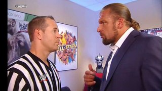 Alberto Del Rio confronts Triple H. Raw. September 19, 2011.