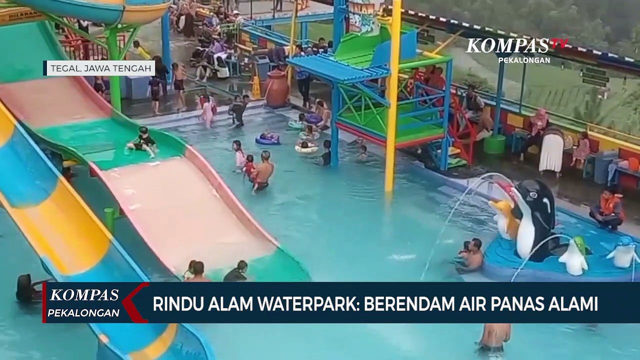 Rindu Alam Waterpark: Kolam Renang Air Panas dari Gunung Slamet di Guci, Tegal