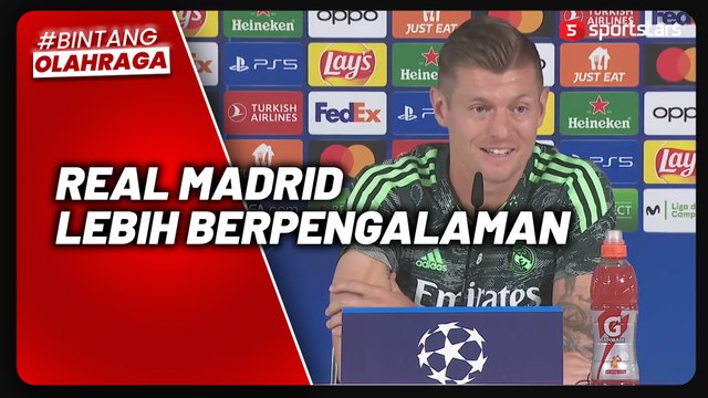 Jelang Real Madrid vs Manchester City, Toni Kroos: Kami Lebih Berpengalaman