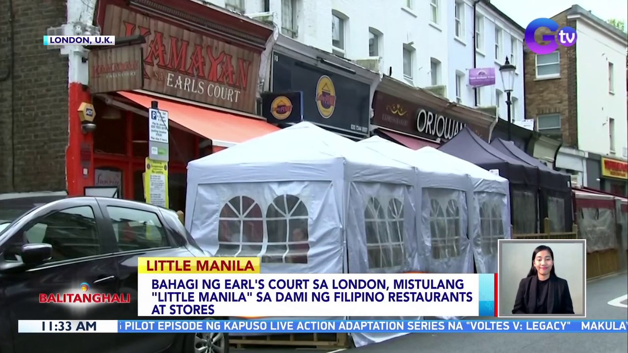 Bahagi ng Earl's Court sa London, mistulang "Little Manila" sa dami ng Filipino restaurants at stores | BT