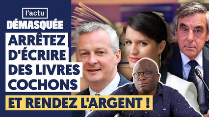 ARRÊTEZ D'ÉCRIRE DES LIVRES COCHONS ET RENDEZ L'ARGENT !