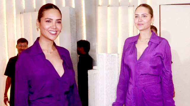 Esha Gupta Looks Stunning At A Birthday Party