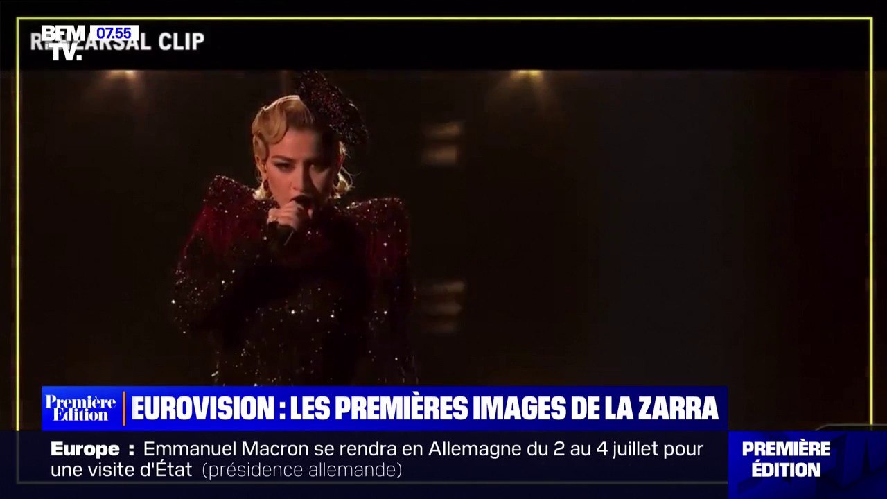 Les premières images des répétitions de La Zarra, la représentante de la France à l'Eurovision 2023