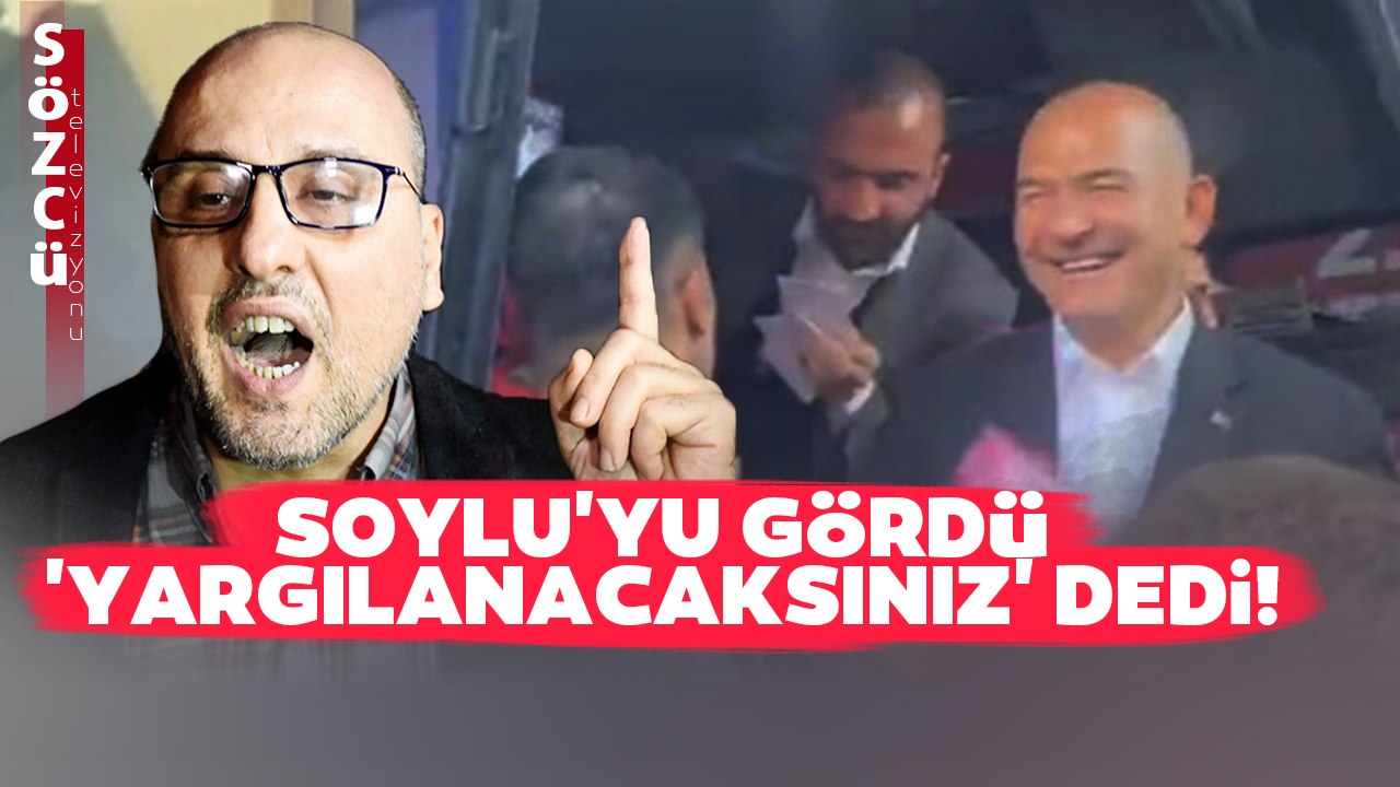Ahmet Şık Süleyman Soylu'yla Karşılaştı Yüzüne Bakarak Yargılanacaksınız Dedi!