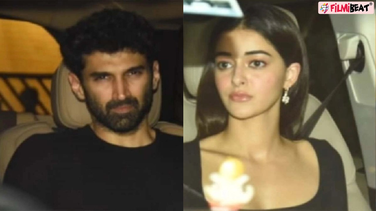 Ananya Panday, Aditya Roy Kapur ने Karan Johar के Dinner bash के लिए Black outfits में की Twinning..