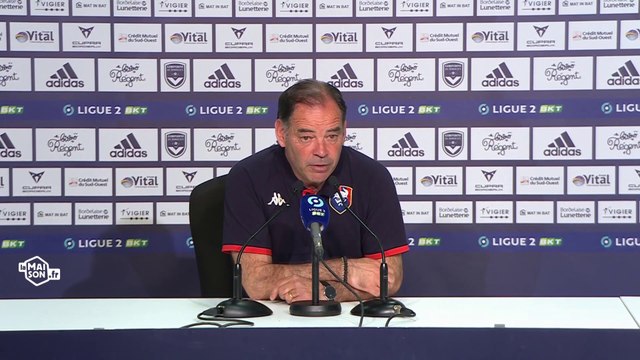J34 Ligue 2 BKT : la réaction de Stéphane Moulin après Girondins de Bordeaux 1-0 SMCaen