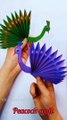 Peacock paper crafts