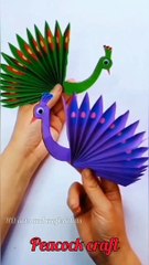 Viral Peacock Paper Crafts 🦚