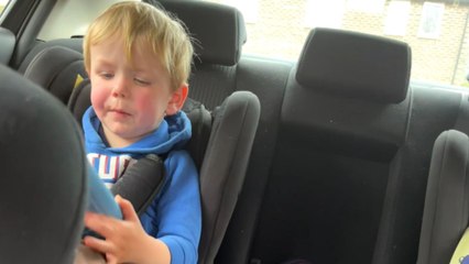 Boy starts crying after dad surprises him with a pet dog instead of snake