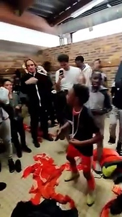 La joie des U11 vainqueur du Tournoi de l'Amitié !!!