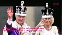 Couronnement de Charles III : ce détail très romantique brodé sur la robe de Camilla