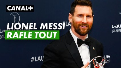 Lionel Messi a reçu le titre de sportif de l’année - Trophées Laureus