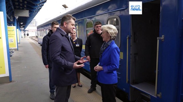 Празднование Дня Европы в Киеве при участии Урсулы фон дер Ляйен