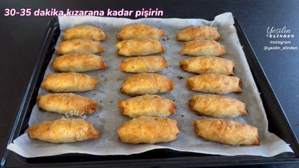 SADECE EVDE OLAN BİRKAÇ MALZEME İSTER HEMEN PİŞİR İSTER BUZLUĞA AT ✅ KOLAY Patatesli Börek Tarifi