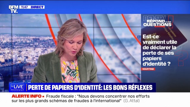 Est-ce vraiment utile de faire une déclaration de perte de ses papiers d'identité ? BFMTV répond à vos questions