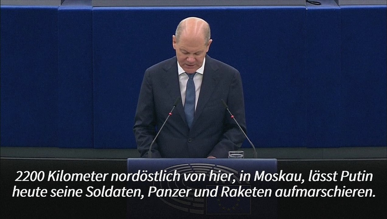 Scholz: Europa lässt sich von Putins 'Machtgehabe' nicht einschüchtern