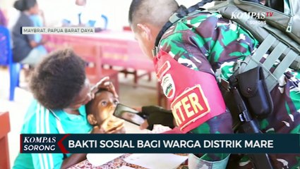 Pemkab Maybrat dan TNI Berikan Pengobatan Gratis Serta Sembako Bagi Warga